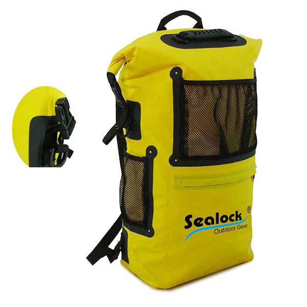 30l Jaune Imperméable Camping Sac à dos