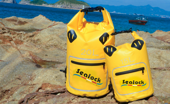 Sac sec flottant étanche avec poche extérieure zippée pour le kayak, le rafting, le canotage, la natation, le camping, la randonnée, la plage, la pêche