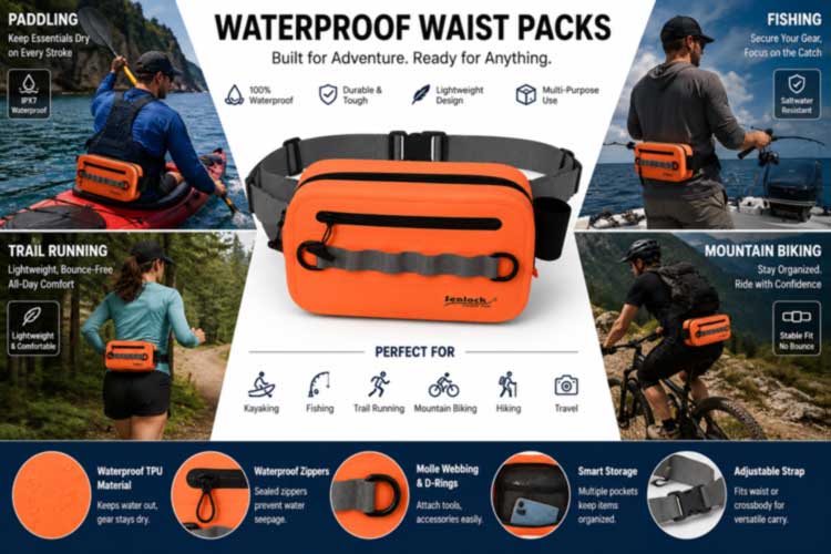 Sac de taille étanche OEM pour les marques de plein air
