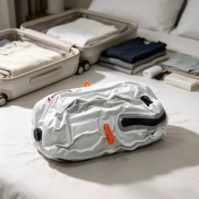 Sacs de compression sous vide — TPU soudé, réduction du volume de 60 à 70 %