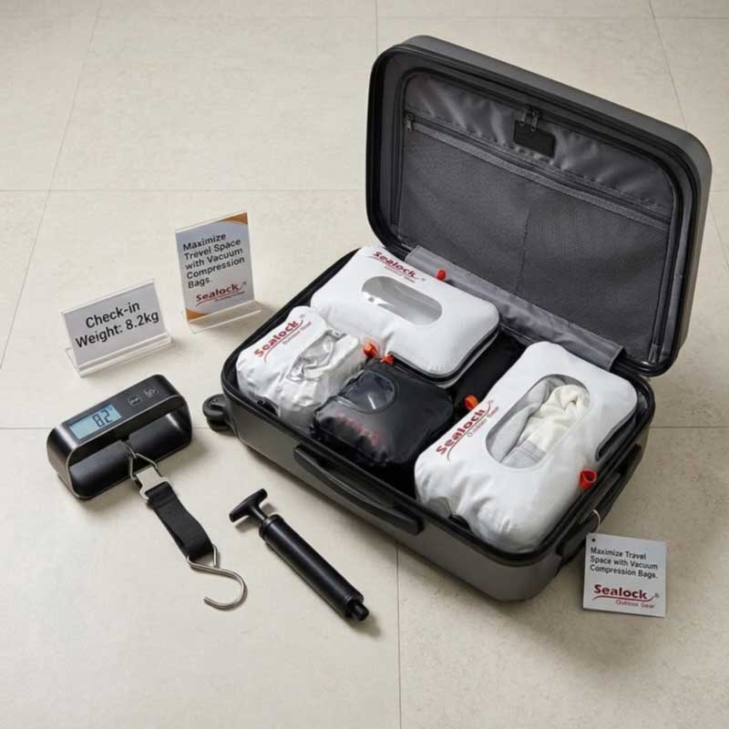 Sacs de compression sous vide OEM — Soudés, MOQ 300 | CN et VN