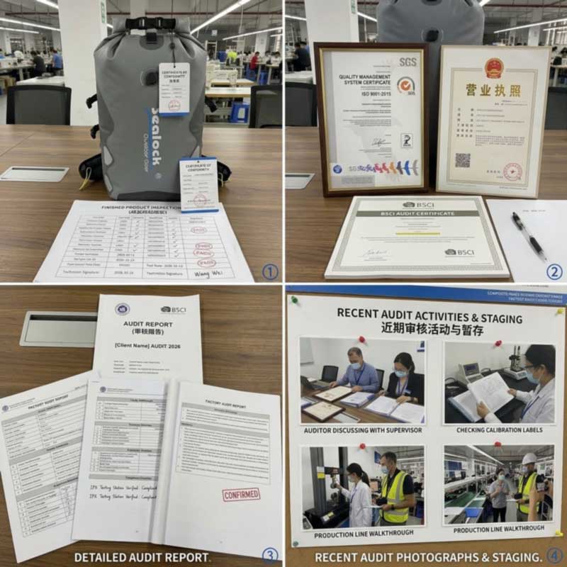 Certifications des sacs étanches – Ce que chacune prouve