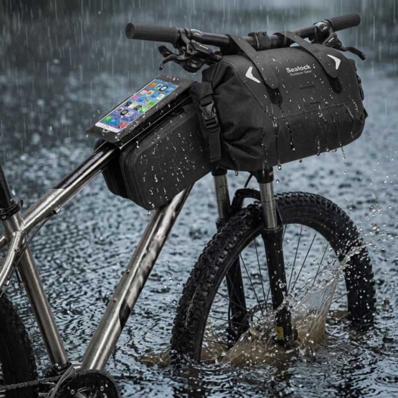 Sacs de vélo étanches — Soudés RF, IPX6 | OEM, MOQ 200