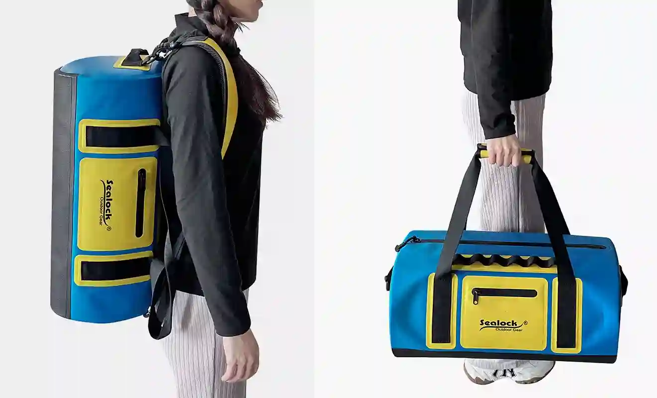 A convertible covers both: duffel for transport, backpack for the walk.