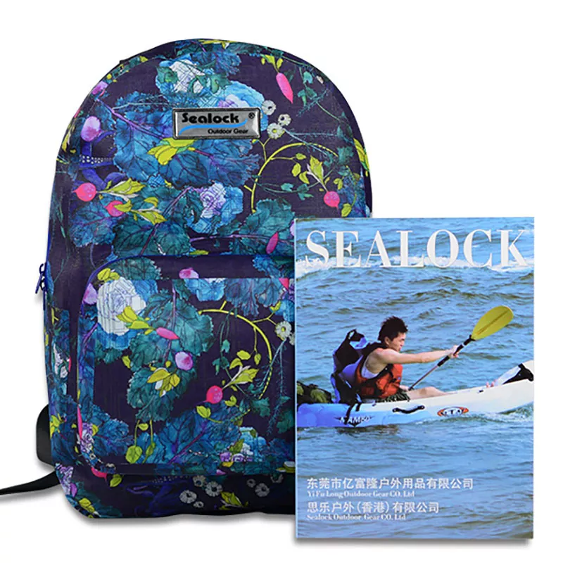 Sac à dos d'école camouflage imperméable